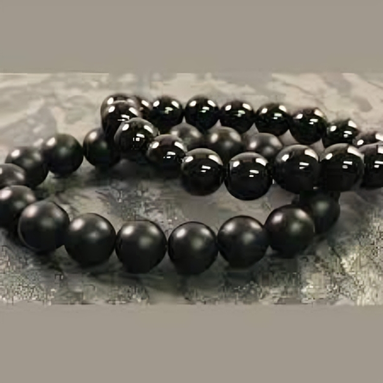 Black Beads Bracelet